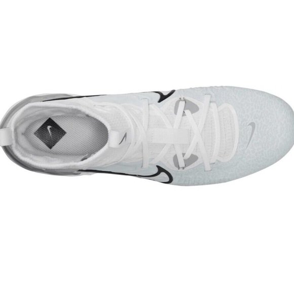 Nike Alpha Huarache NXT White Metal Baseball Cleat DJ6517-100 NEW - Picture 7 of 9